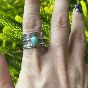 Larimar Spinner Ring